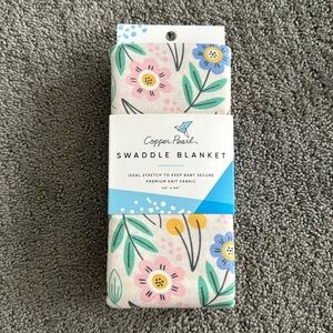 Copper pearl swaddle blanket